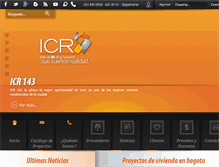 Tablet Screenshot of icrconstructora.com